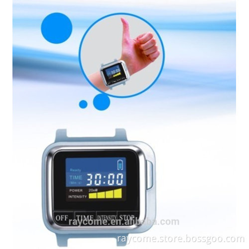 semiconductor digital wrist 650nm diode laser therapy machine watch